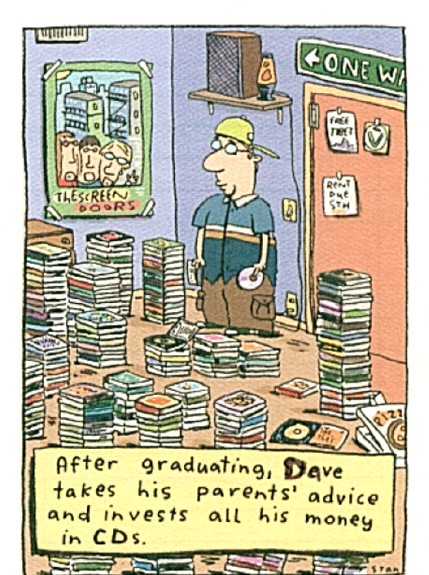 Dave's CDs.