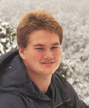 Stephen in the snow.